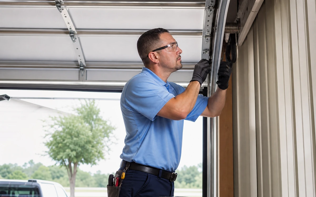 Commercial Garage Door Maintenance in Conroe Texas