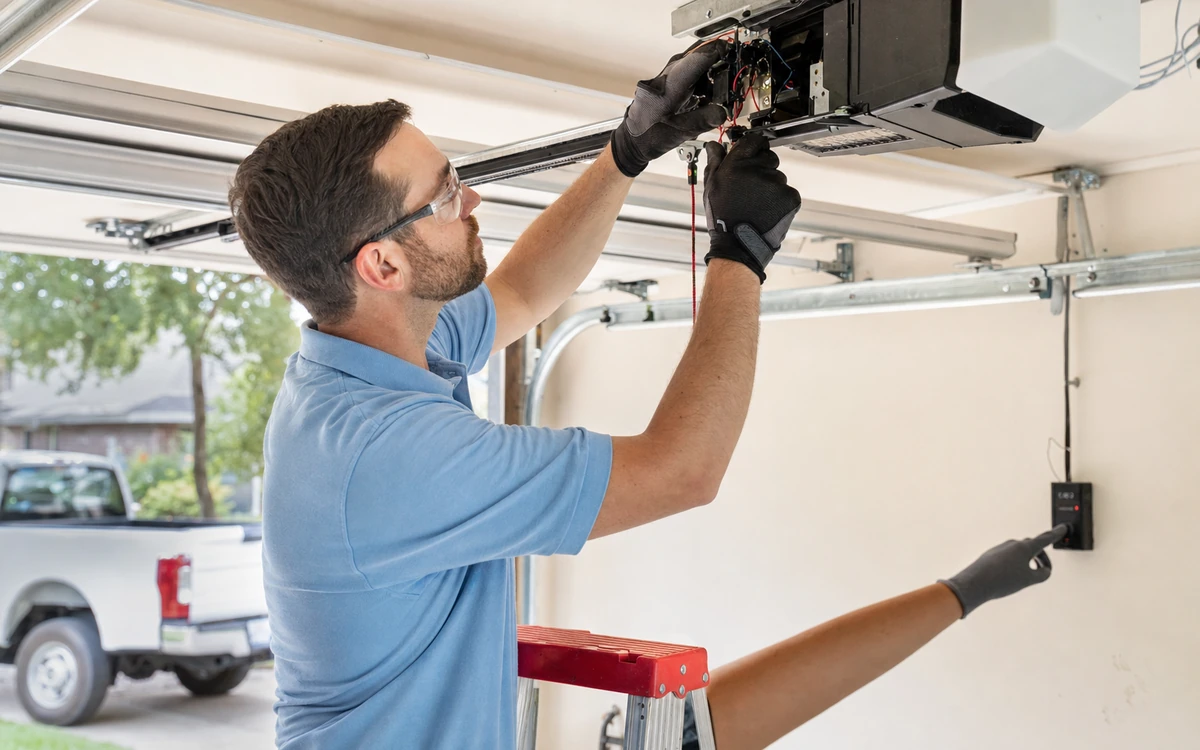 Common Garage Door Opener Problems in Conroe Texas