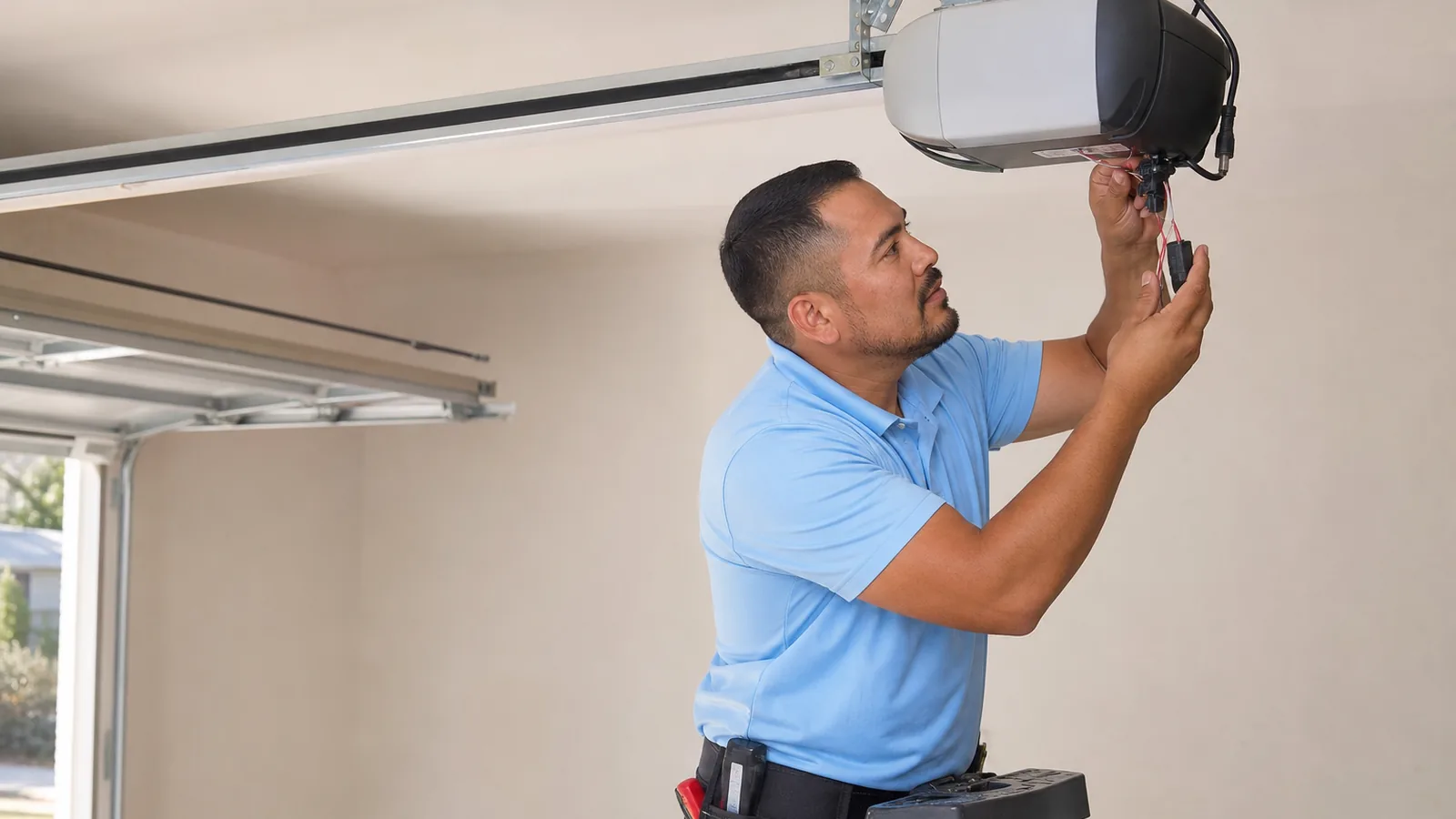 Contact Garage Door Repair Conroe Texas today to schedule your garage door opener repair service. in Conroe Texas