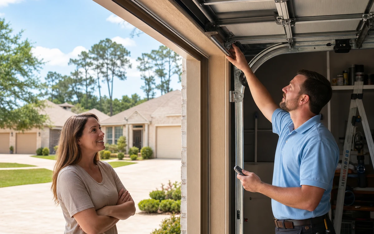 Contact Garage Door Repair Services in Conroe TX Today in Conroe Texas