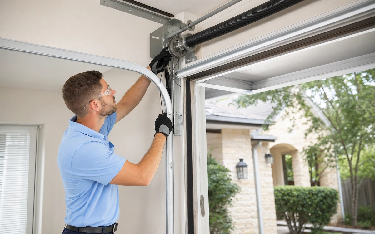 Complete Garage Door System Inspection Complete Garage Door System Inspection in Conroe Texas